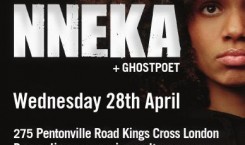 Thumbnail image for Ghostpoet supports Nneka tonight in London!